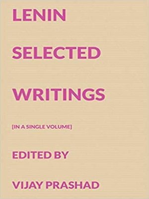 cover image of V.I. Lenin